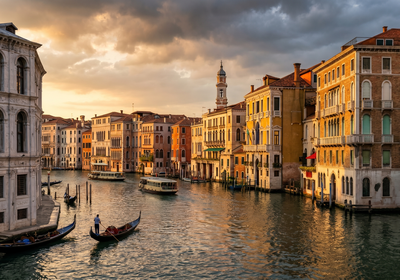 Italy -- the Grand Canal in Venice