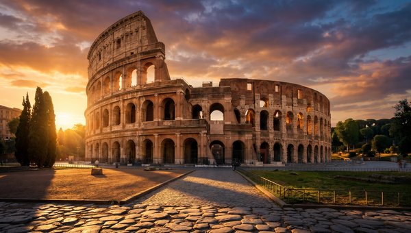 Italy hero -- the Colosseum in Rome