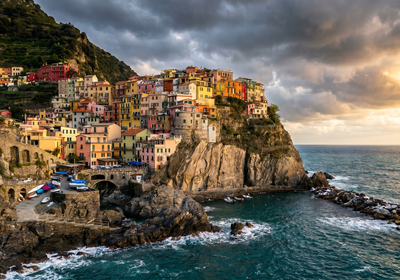 Italy -- the colorful cliffside villages of Cinque Terre