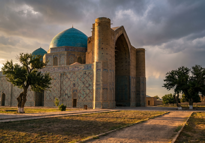 Kazakhstan -- Mausoleum of Khoja Ahmed Yasawi, Turkistan