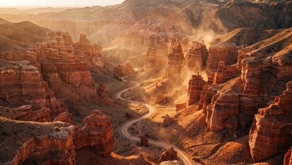 Kazakhstan hero -- Charyn Canyon National Park