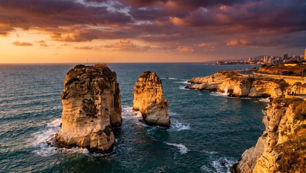 Lebanon hero -- Pigeon Rocks, Beirut