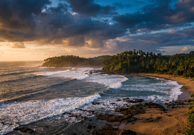Liberia -- The surf breaks at Robertsport