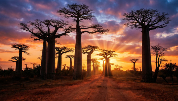 Madagascar hero -- Avenue of the Baobabs