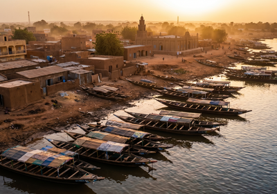Mali -- The river port of Mopti