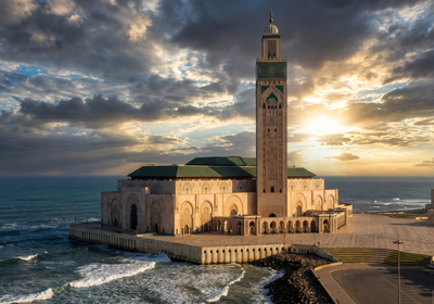 Morocco -- Hassan II Mosque in Casablanca