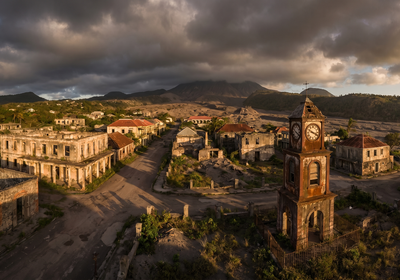 Montserrat -- Plymouth, the buried capital