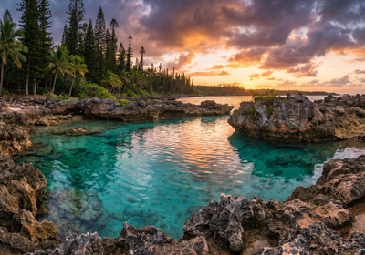 New Caledonia -- Natural Pool, Isle of Pines