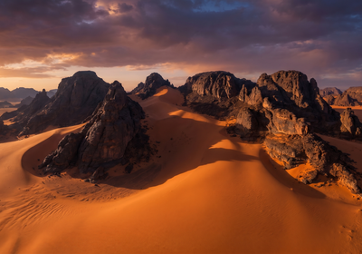 Niger -- The Aïr Mountains and Ténéré Desert dunes