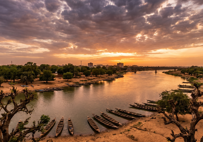 Niger -- The Niger River in Niamey