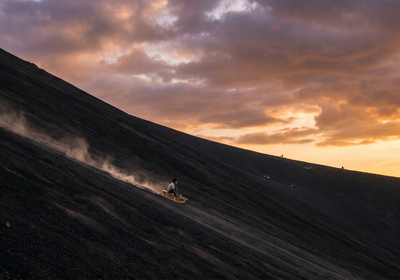 Nicaragua -- Volcano boarding on Cerro Negro