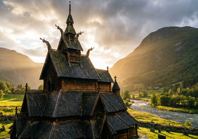 Norway -- Borgund Stave Church