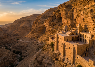 Palestine -- St. George's Monastery in Wadi Qelt