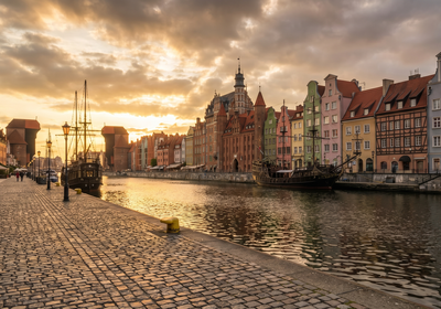 Poland -- Gdańsk Long Market waterfront