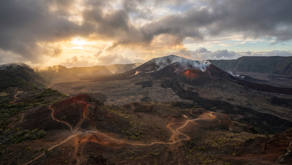 Reunion hero -- Piton de la Fournaise volcano