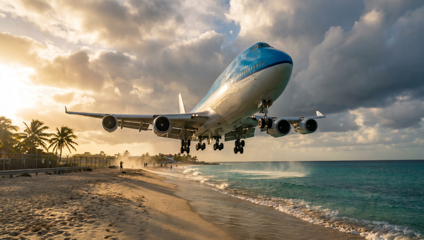 Saint Maarten hero -- Maho Beach plane landing