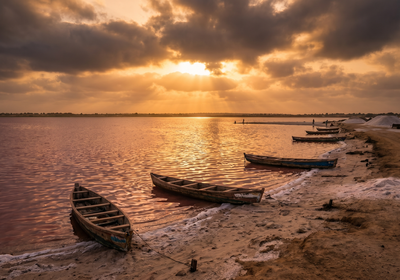 Senegal -- Lac Rose (Lake Retba)