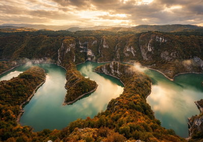 Serbia -- Uvac River Canyon