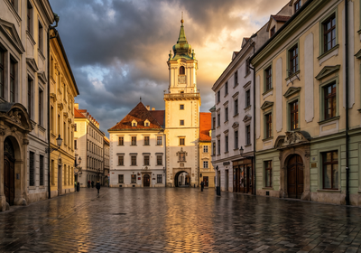 Slovakia -- Michael's Gate in Bratislava Old Town