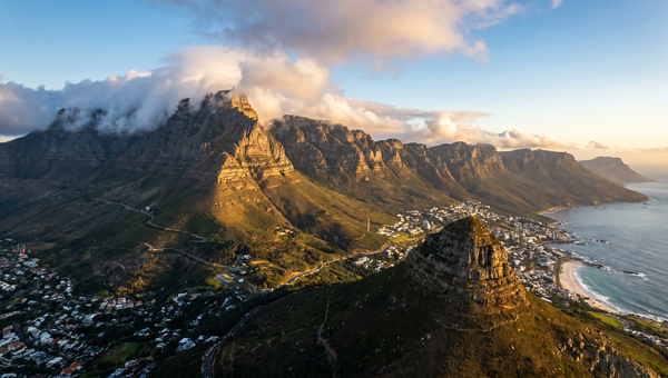 South Africa hero -- Table Mountain overlooking Cape Town