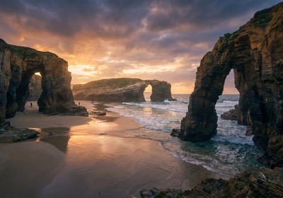 Spain -- Playa de las Catedrales, Galicia