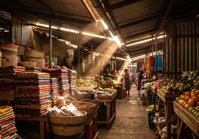 Swaziland -- Manzini Market