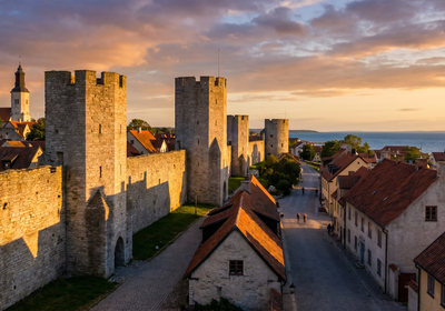 Sweden -- The medieval city of Visby, Gotland