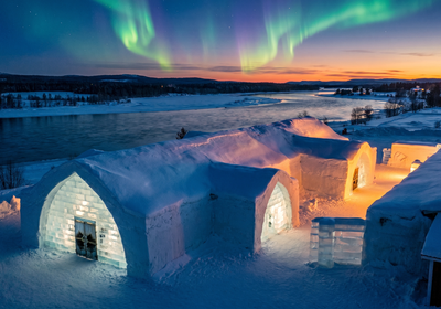 Sweden -- The Icehotel in Jukkasjärvi