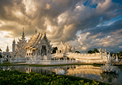 Thailand -- Wat Rong Khun (the White Temple), Chiang Rai
