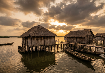 Togo -- The stilt village of Togoville