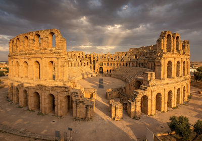 Tunisia -- The Amphitheatre of El Djem