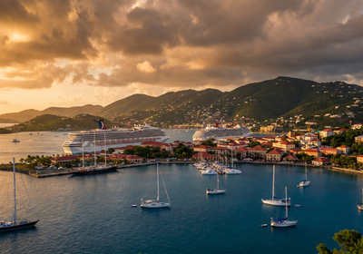 U.S. Virgin Islands -- Charlotte Amalie Harbor, St. Thomas