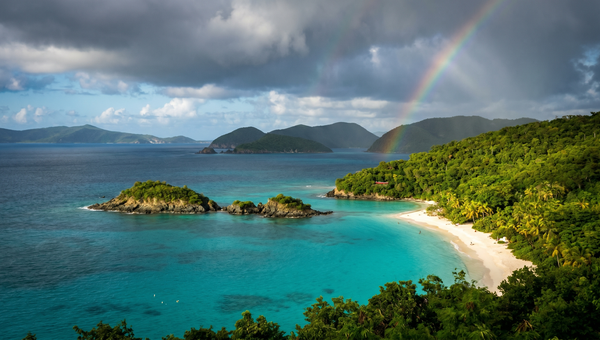 U.S. Virgin Islands hero -- Trunk Bay Overlook, St. John
