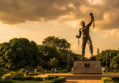Zambia -- The Freedom Statue, Lusaka