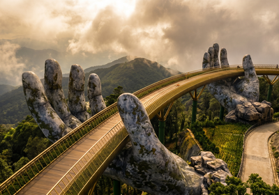 Vietnam -- Golden Bridge, Da Nang