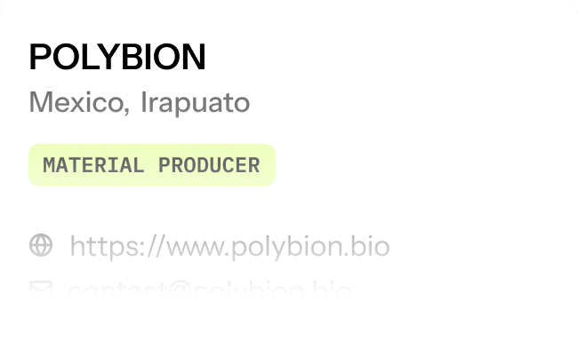 A demo card with brief information about the partner.