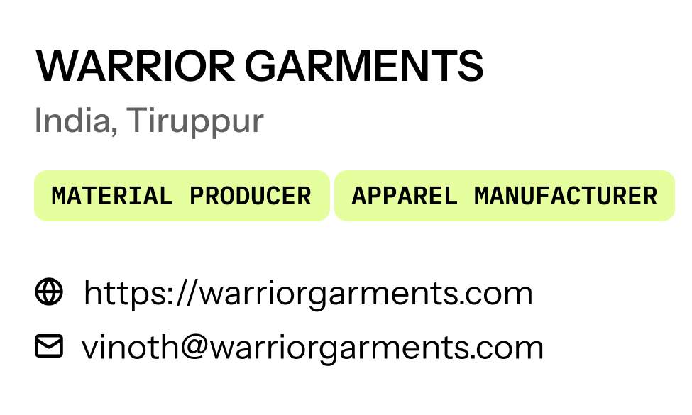 A demo card with brief information about the partner.