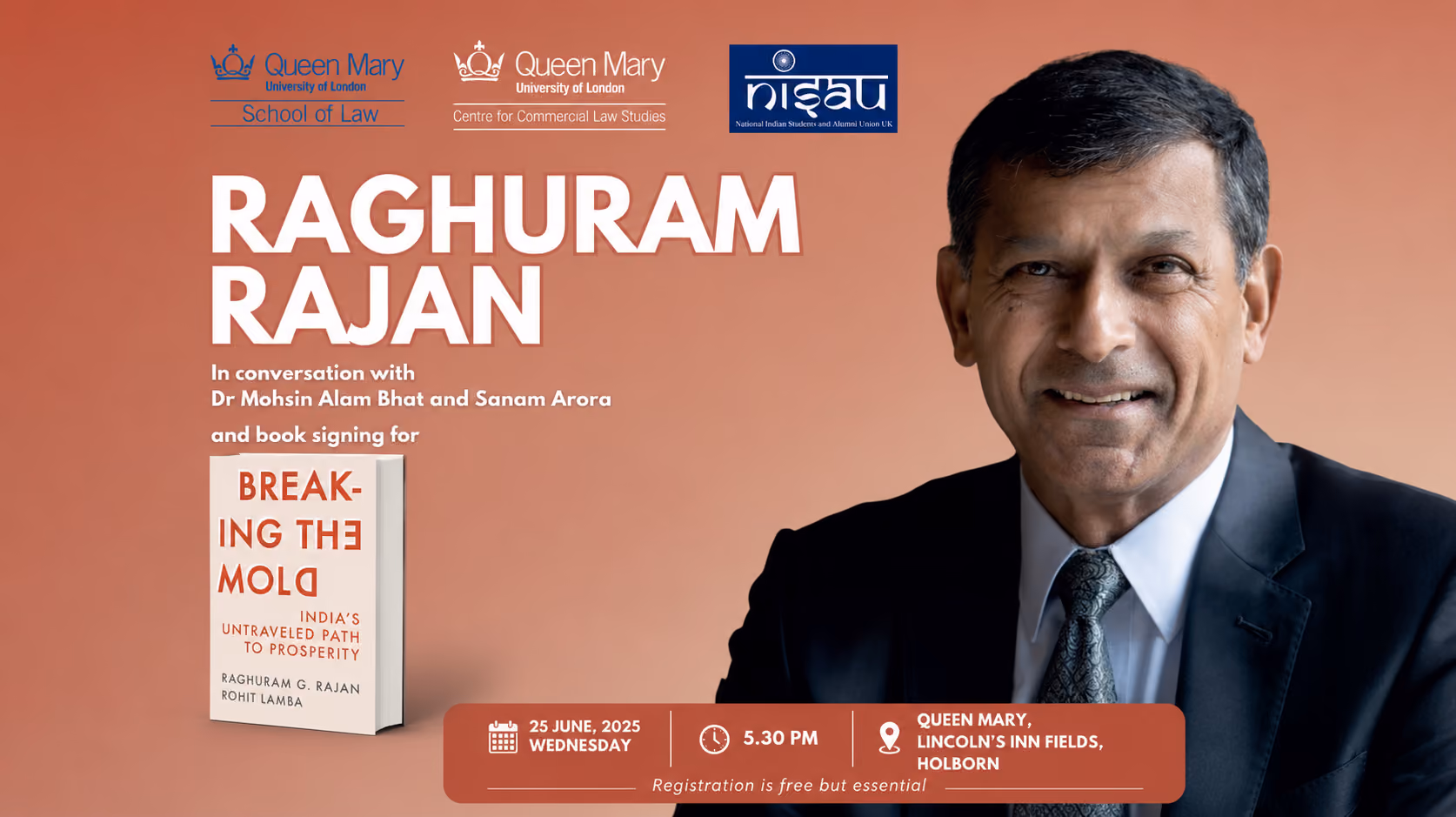 Raghuram Rajan @ Queen Mary, University  of London