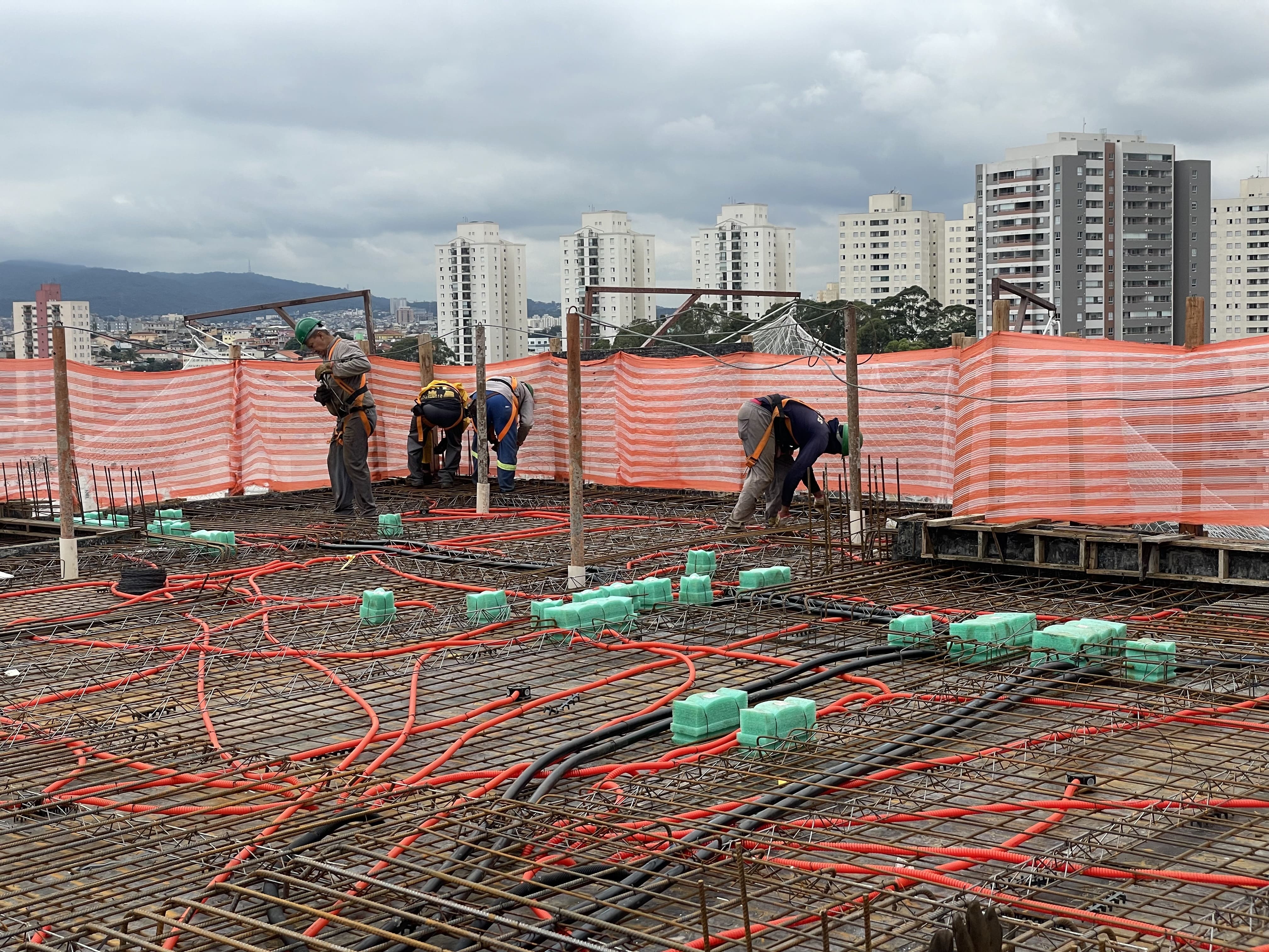  Ajustes finais para concretagem