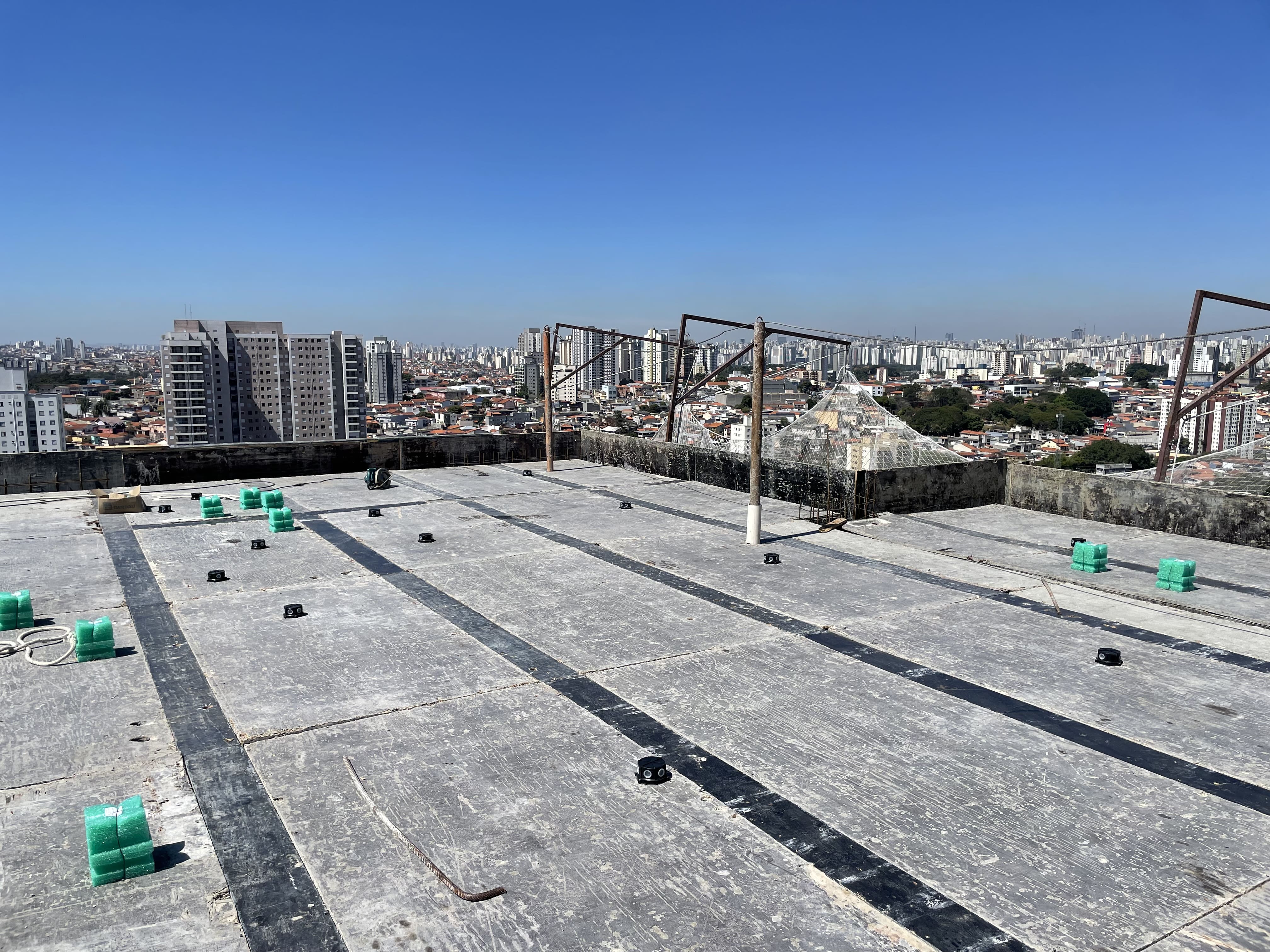  Montagem da forma da cobertura