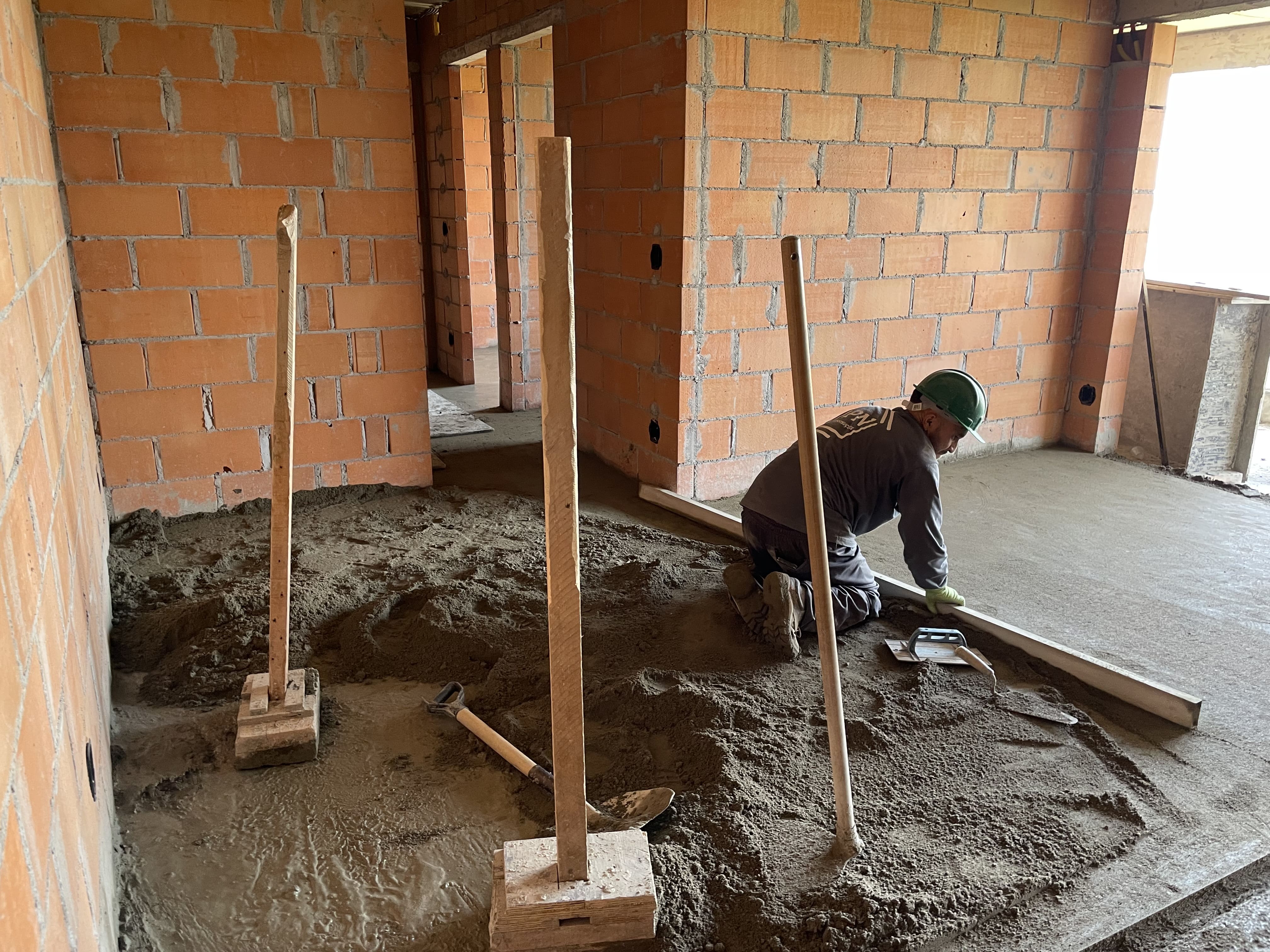 Execução de contrapiso