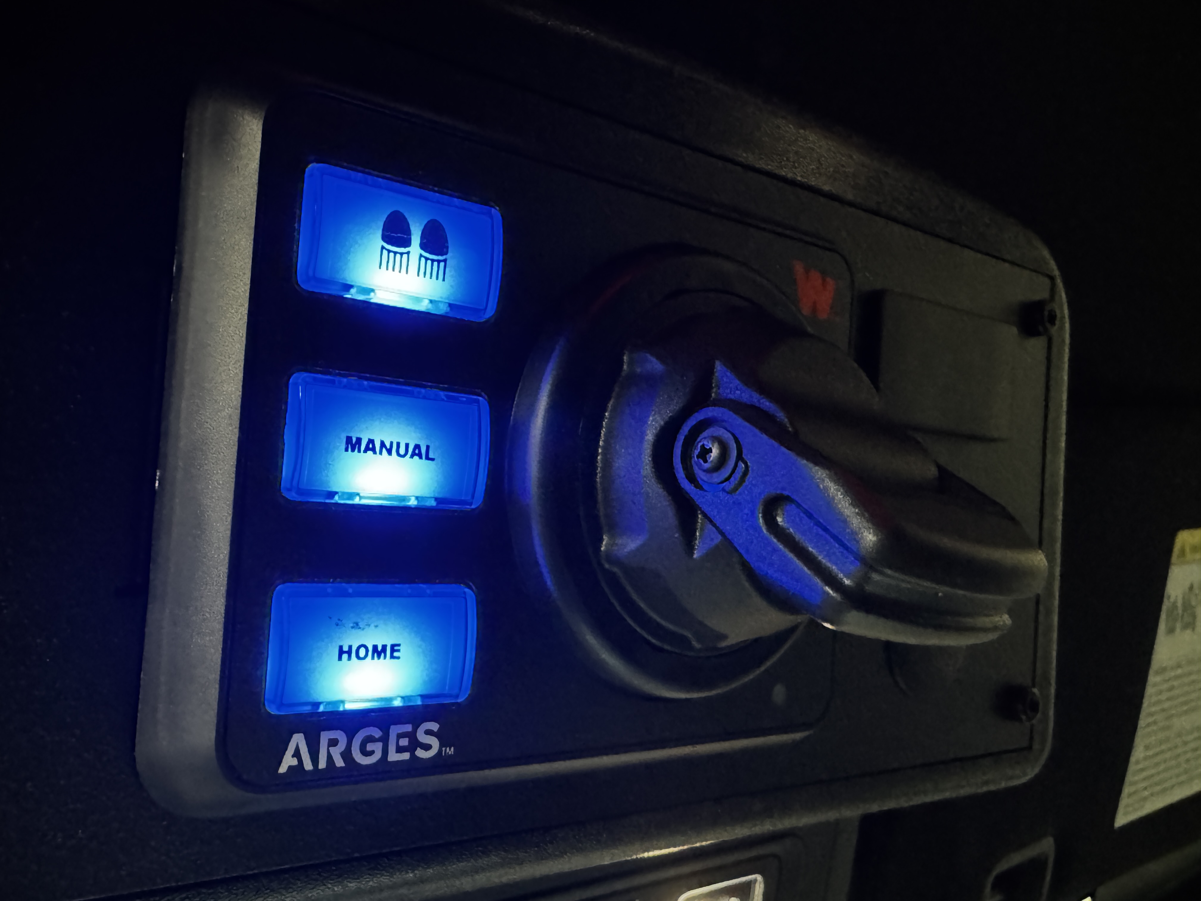 Completed emergency vehicle build interior detail