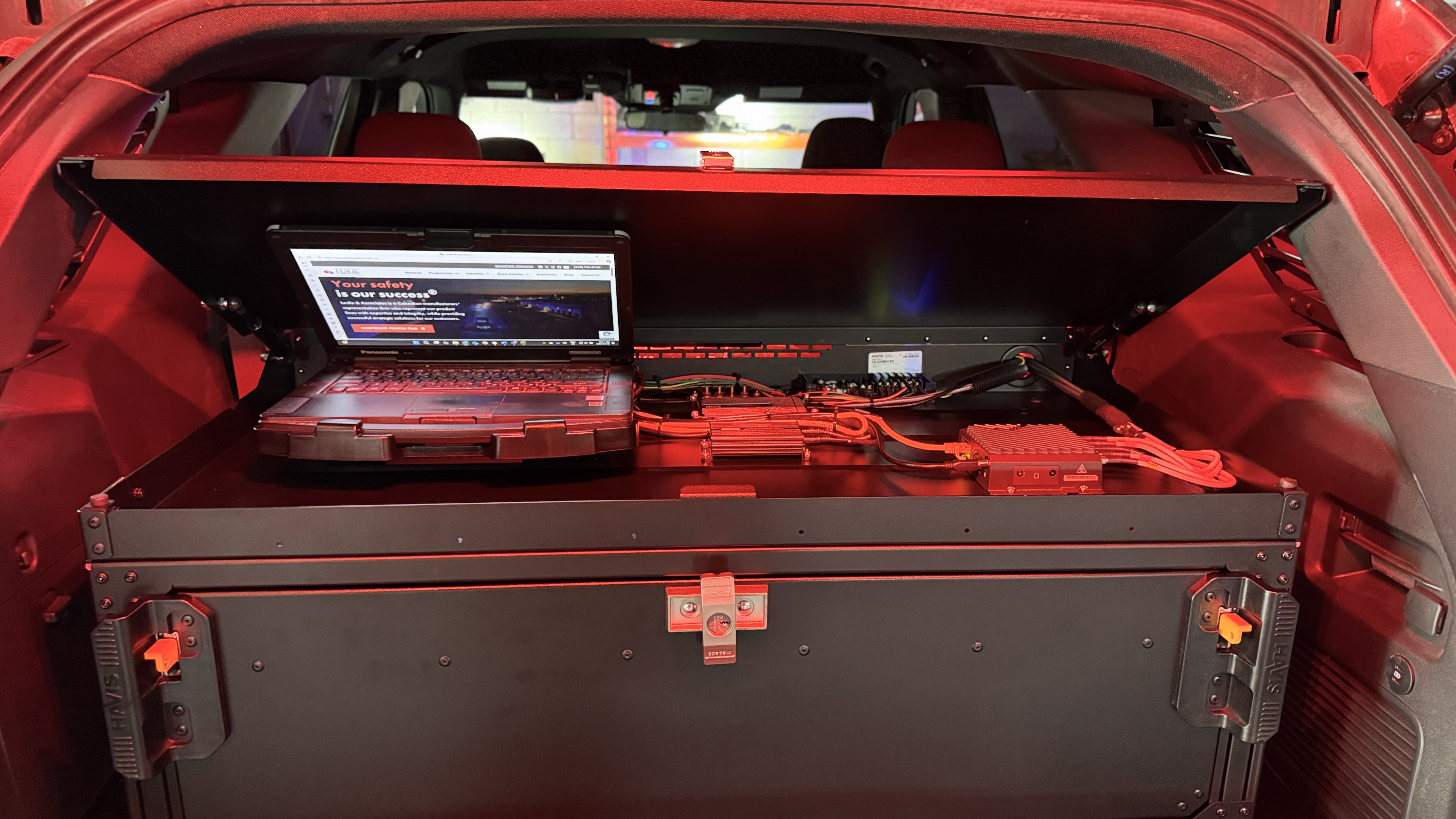 Completed emergency vehicle upfitting photo