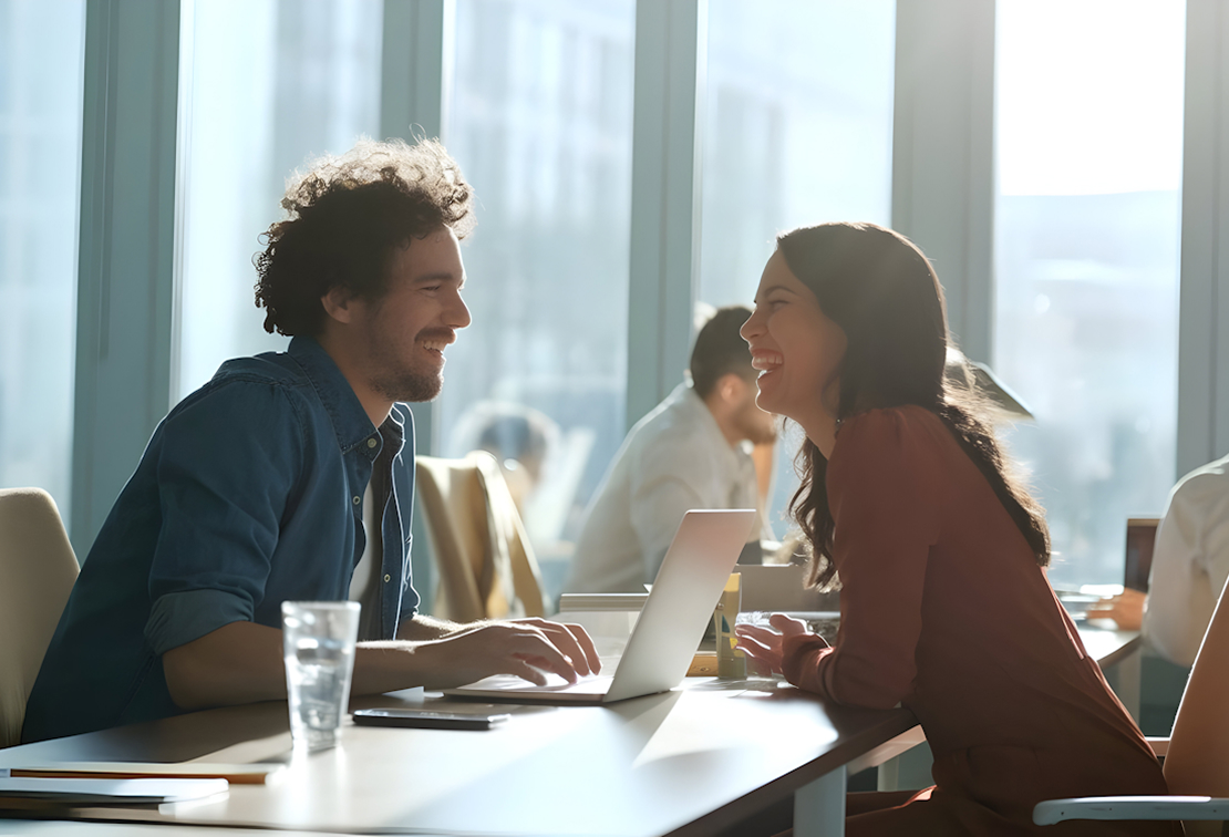 Minimal fintech website design with big fonts