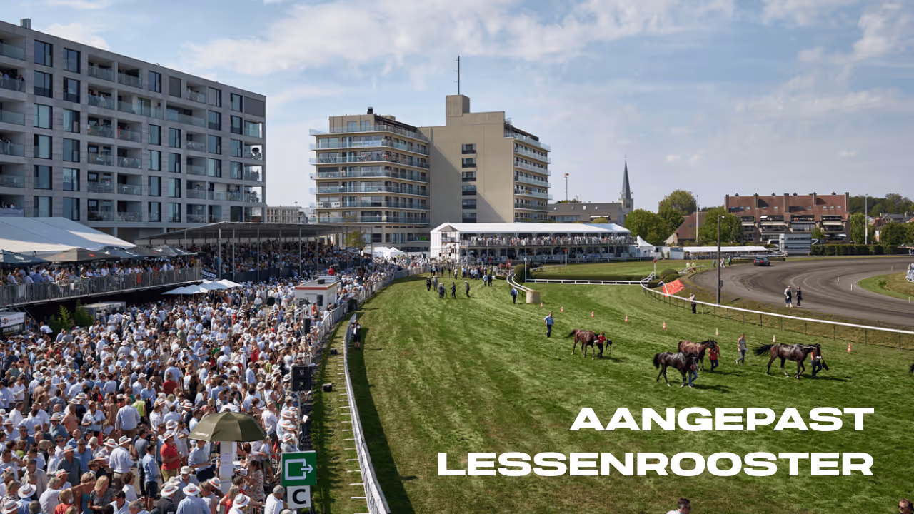 Aangepast lessenrooster Waregem Koerse