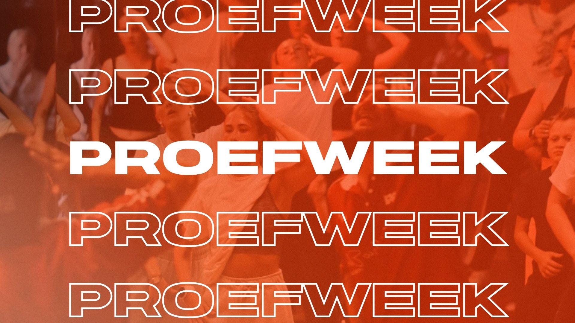 Deze week is proefweek!