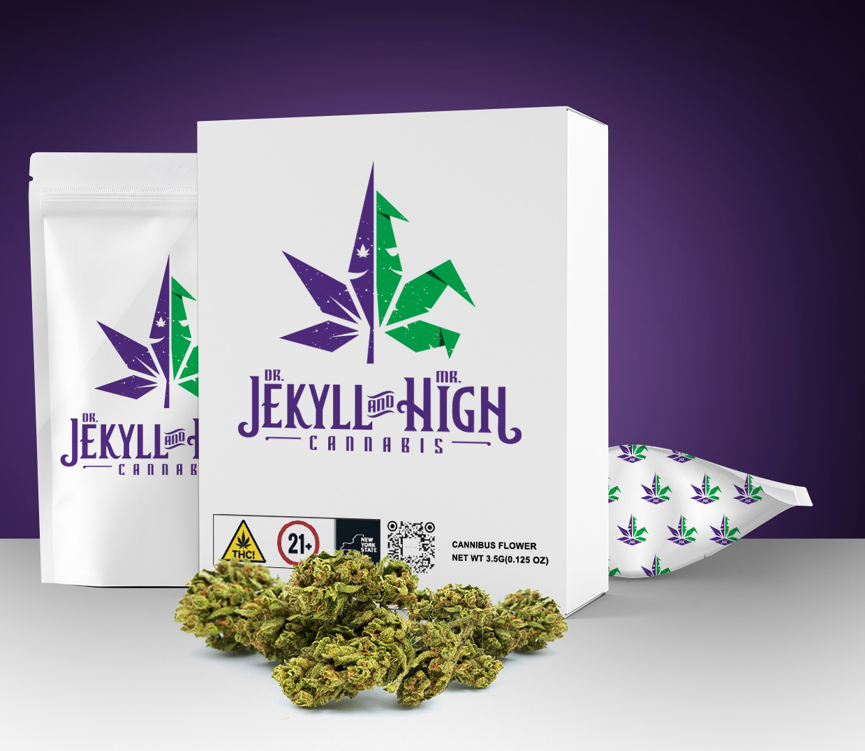 A large selection of cannabis products offered at New Standard