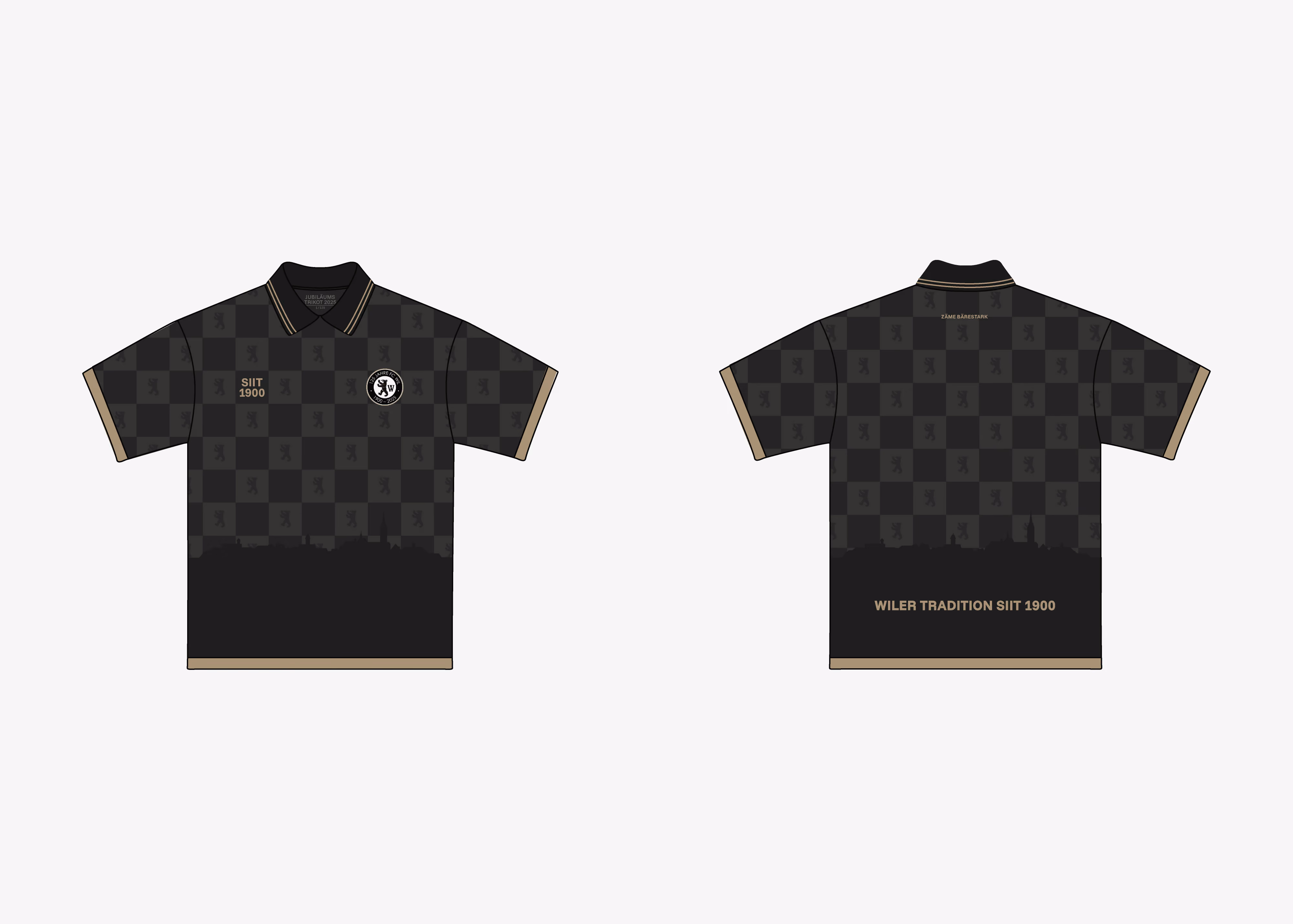 graphical representation for the project entitled: Siit 1900 showcasing the designed football kit