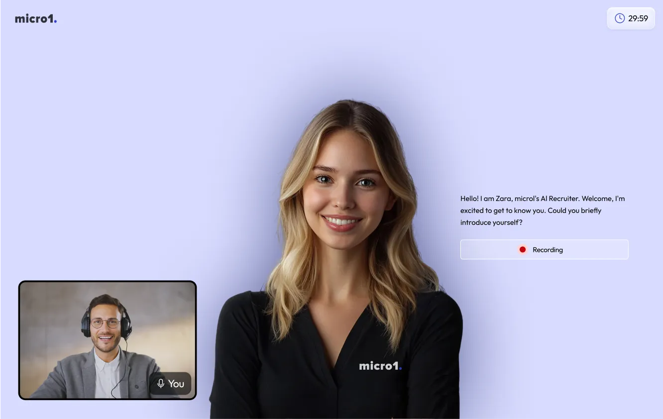 Zara taking AI Interview