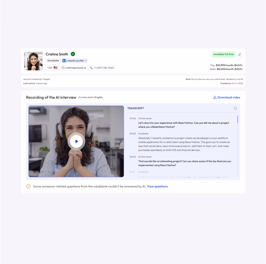 Hiring Manager Buy-in